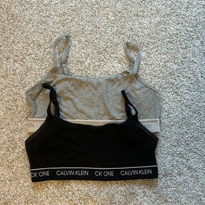 2 Calvin Klein bras